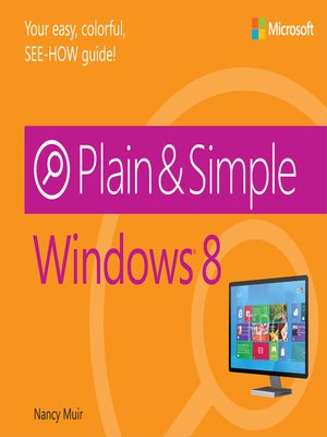 cover image of Windows 8 Plain & Simple